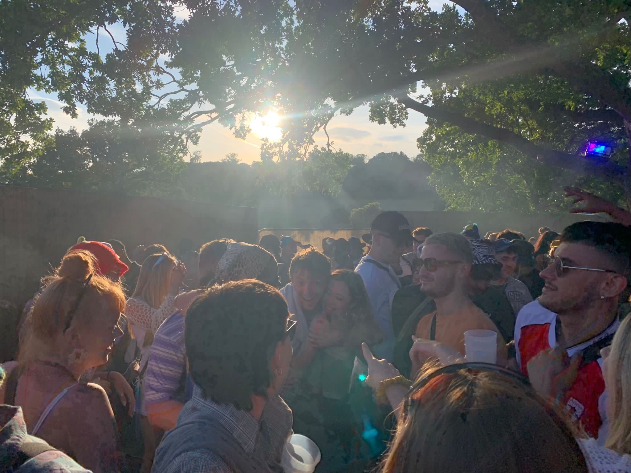 Crowd enjoying a live show